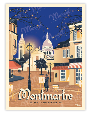 Poster Montmartre - Place du Tertre