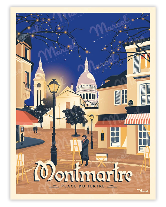 Poster Montmartre - Place du Tertre