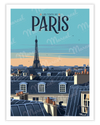 Poster Paris- Les Toits