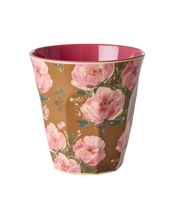 Gobelet Floral fiesta rose