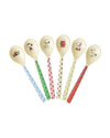 Lot de 6 cuillères à café imprimé Snoopy