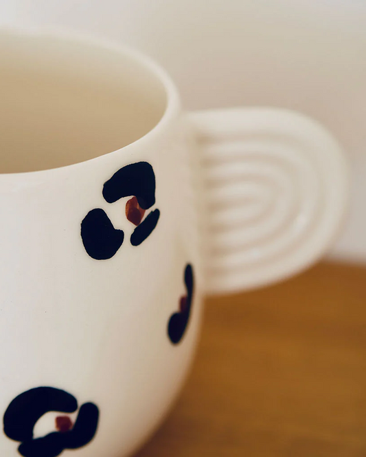 Mug en céramique Ambre - Léopard