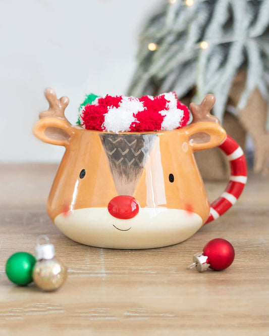 Set Mug et Chaussettes Rudolph