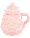 Mug Sapin de Noël rose