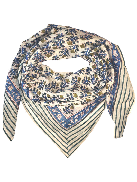 Foulard Nila - bleu