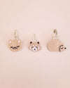 Barrette panda roux - rose