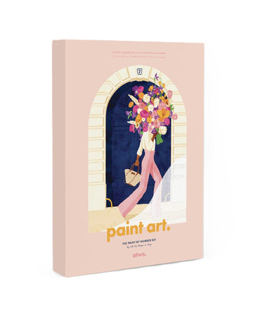 Peinture au numéro Parisian door