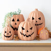 Photophore Citrouille d'Halloween 30 cm