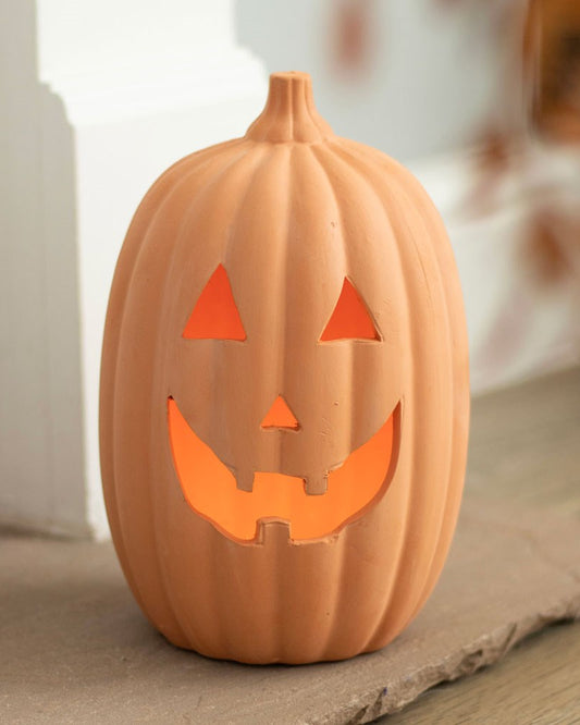 Photophore Citrouille d'Halloween 30 cm