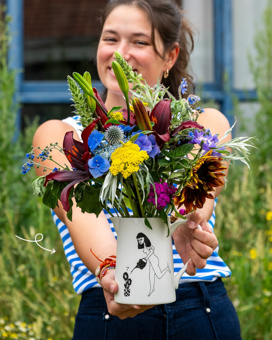 Grand pichet Happy flowers