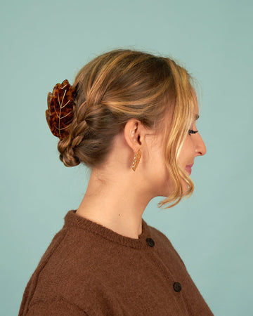 Pince à cheveux Feuille