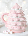 Mug Sapin de Noël rose