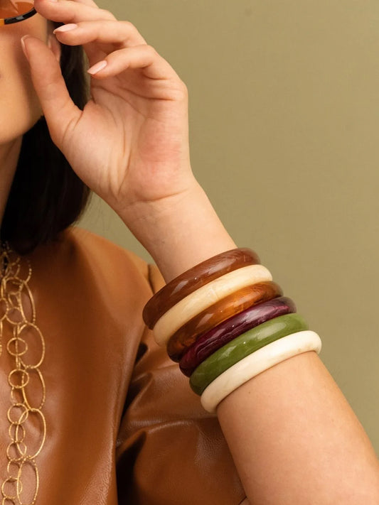 Bracelet jonc Alio ( coloris au choix)