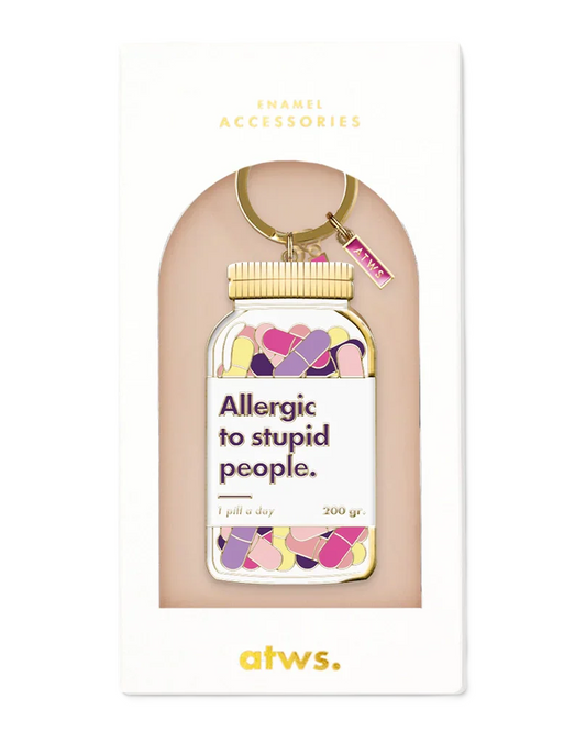 Porte-clés Allergic to