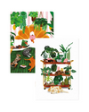 Set de 2 carnets - Life with Pets & Plants