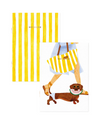 Set de 2 carnets - Summer Dachshund