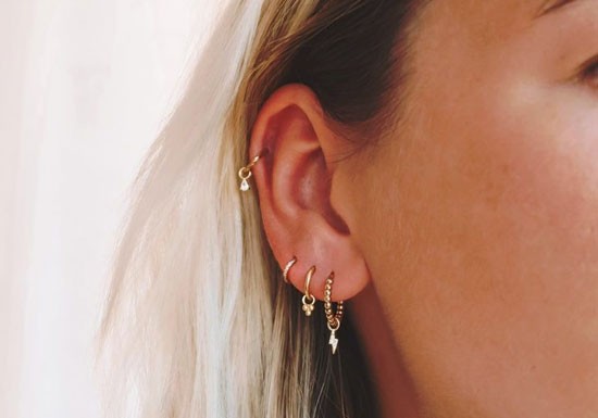 Anneau Zoé doré (diamètre au choix)