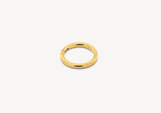 Anneau Zoé doré (diamètre au choix)