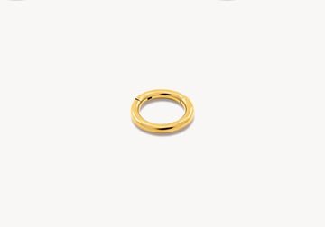 Anneau Zoé doré (diamètre au choix)