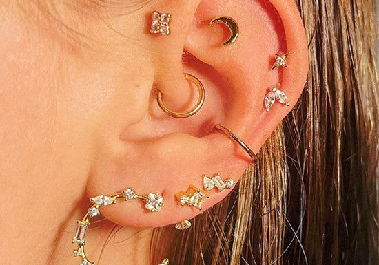 Anneau Zoé doré (diamètre au choix)