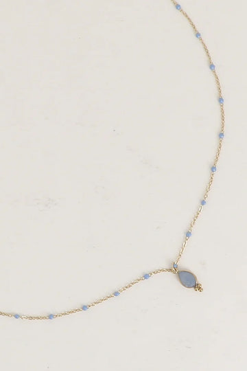 Collier Aveny - Aventurine bleue