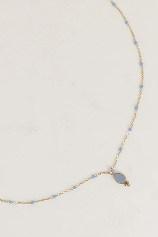 Collier Aveny - Aventurine bleue