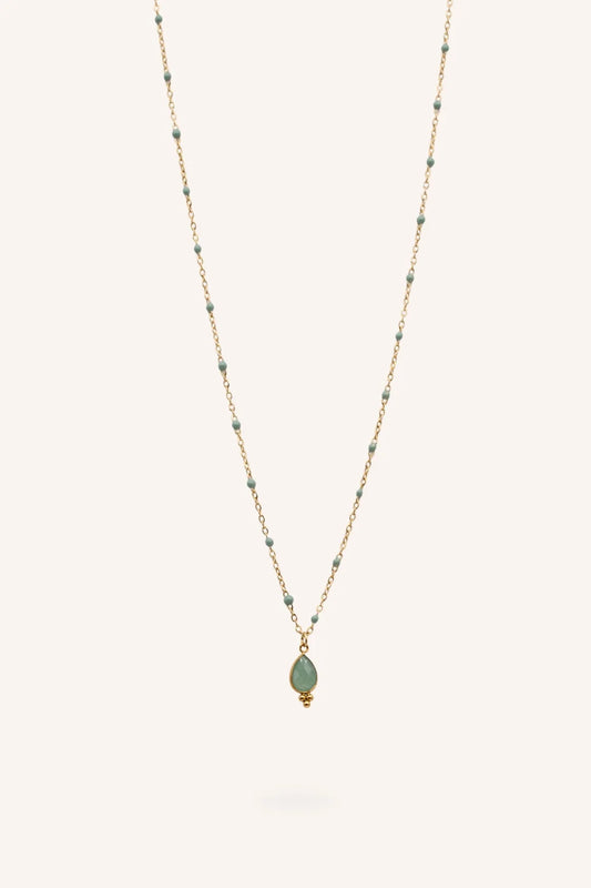 Collier Aveny - Aventurine verte