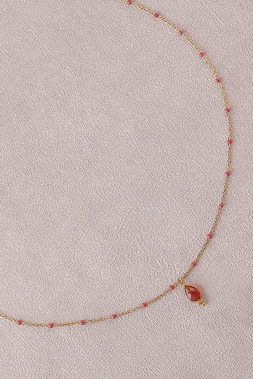 Collier Aveny - Cornaline