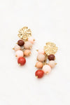 Boucles d'oreilles Aylicia - Rouge