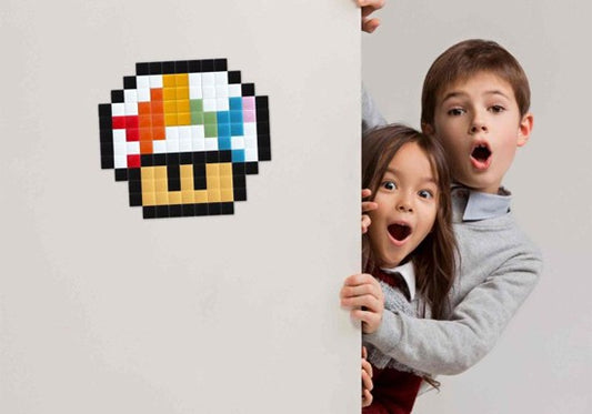 Baby shroom small - Rainbow