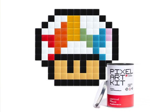 Baby shroom small - Rainbow