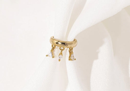 Bague d'oreille Cosmic (blanc ou vert)