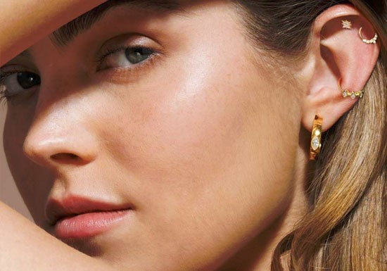 Bague d'oreille Juliette (noir ou blanc)