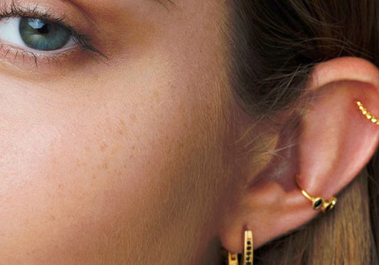 Bague d'oreille Juliette (noir ou blanc)