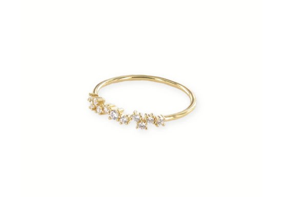 Bague Voie lactée blanc