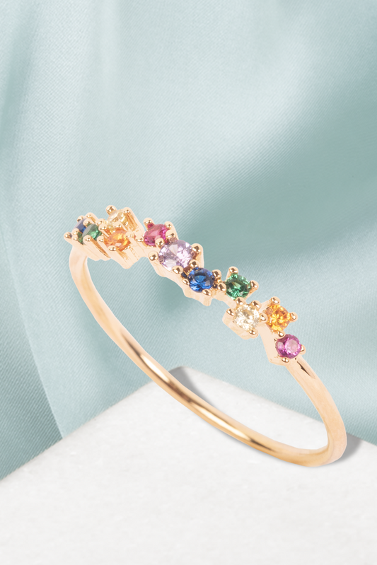 Bague Voie lactée multi