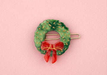 Barrette Couronne sapin