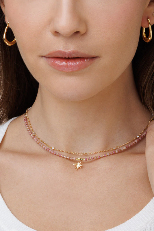 Collier Bliss (pierres au choix)