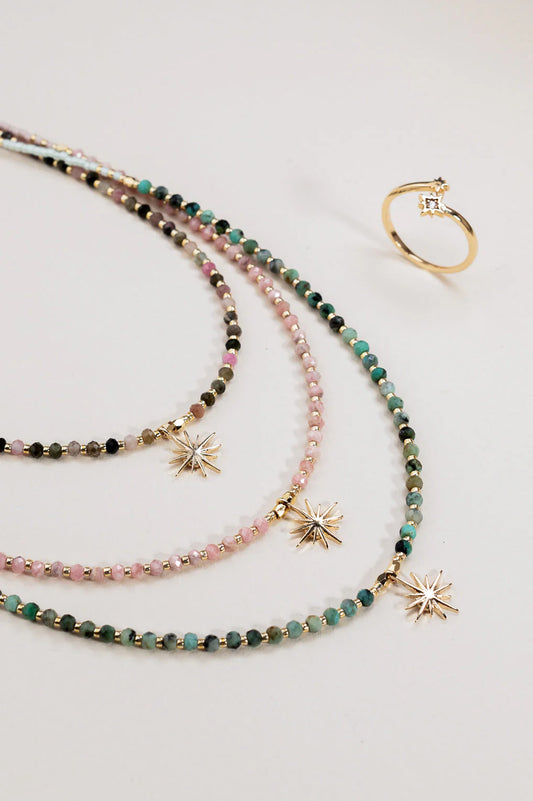 Collier Bliss (pierres au choix)