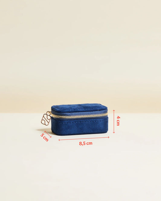 Boite Marie Velours Bleu marine