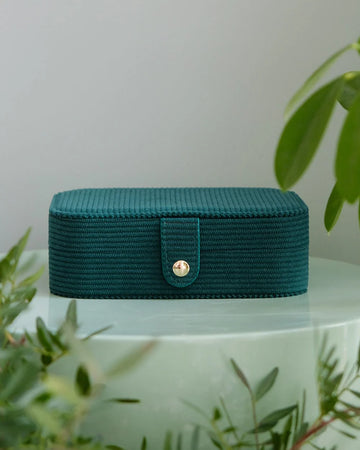 Boite Brigitte Velours côtelé Vert