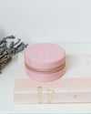 Boite Yvonne Velours Rose