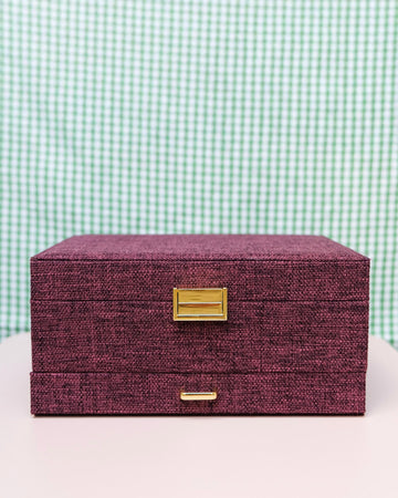 Boite Denise Lin bordeaux