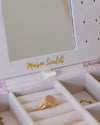 Boite Brigitte Pied-de-poule Rose