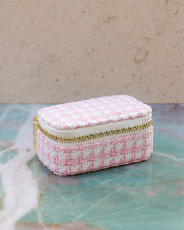 Boite Marie Pied-de-poule Rose