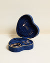 Boite Céleste Velours Bleu saphir