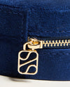 Boite Céleste Velours Bleu saphir