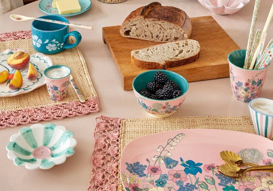 Bol - Flower Collage Rose clair