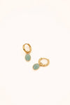 Boucles d'oreilles Azalée - Aventurine verte