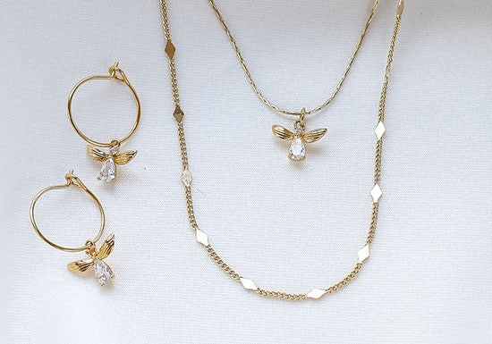 Boucles d'oreilles Angel (coloris au choix)